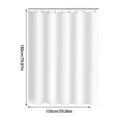 thumbnail image 3 of Xuniizn Shower Curtain Liner, Waterproof Shower Curtains for Bathroom & Mold Resistant Shower Liner Complete, Nylon,Spandex, 59.06"x70.87" White, 3 of 7