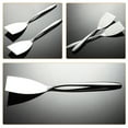 thumbnail image 3 of 2 Pcs Spatule en Métal Spatule à Poisson en Acier Inoxydable Tourne-Poisson Spatule à Pizza de Cuisine Retourne-Poisson, 3 of 8