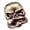 White, variant on Metal Carved Skull Pendant for Keychain and Backpack Decoration Unique Skull Charm Paracord Accessories
