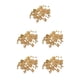 thumbnail image 3 of Kearding 100 piezas de cuentas de bola redondas con agujeros, cuentas espaciadoras de cobre pulido, suministros de joyería de Metal hechos a mano, Type2 NO2 Kearding CBP498813, 3 of 4