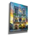 thumbnail image 2 of Epic Graffiti 'Paris France Notre Dame Cathedral' by Pedro Gavidia, Canvas Wall Art, 12"x16", 2 of 8