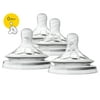 Philips Avent Natural Baby Bottle Newborn Nipple, 0M+, 4pk, SCF651/43