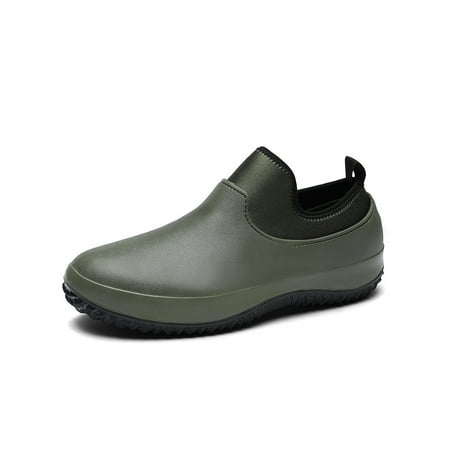 

Audeban Chef Shoes Safety Garden Shoes Kitchen Shoes Waterproof Non Slip Water Shoes Rain Boots for Men Women Work Clogs