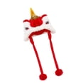 thumbnail image 4 of Gorros de perro con León de baile, sombrero para mascotas de año Nuevo, decoración festiva, gorro cálido para fiesta, cumpleaños, disfraz de Festival S, 4 of 8