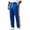 Royal Blue, variant on UDAUDU Men's Wide Leg Sweatpant Athletic Lounge Baggy Pants with Pockets Drawstring Trouser Casual Workout Open Bottom Sweatpant 2XL