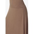 thumbnail image 5 of TheMogan Women's PLUS Casual Draped Jersey Foldable Waist Relaxed Long Maxi Skirt, 5 of 7