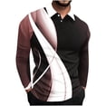 thumbnail image 1 of Blusa y camisa de manga larga con cuello vuelto para hombre, jersey de solapa de manga corta, top deportivo de manga corta con solapa, blusa de poliéster para hombre, 1 of 4