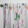 thumbnail image 3 of Designart 'Botanical Floral Retro VI' Mid-Century Modern Curtain Panel, 3 of 5