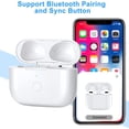 thumbnail image 4 of Funda de carga de repuesto para AirPods inalámbrica de tercera generación, blanca, 4 of 6