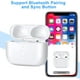 thumbnail image 4 of Funda de carga de repuesto para AirPods inalámbrica de tercera generación, blanca, 4 of 6