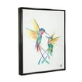 thumbnail image 3 of Stupell Rainbow Birds Flying Duo Animals & Insects Painting Black Floater Framed Art Print Wall Art, 3 of 6
