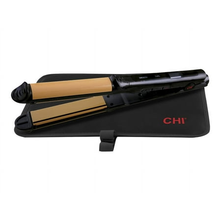 CHI Air Tourmaline Ceramic 0.75" 3-in-1 Flat Iron Hair Straightener, Ionic, Black