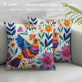thumbnail image 3 of Pratyus Colorful Flowers Square Throw Pillow Cover Case for Cushions Sofa Bed Outdoor Decoration 1PC 18x18in, 3 of 5