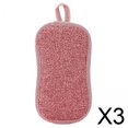 thumbnail image 1 of 3x6x Esponja De Limpieza Esponjas Multiusos Cocina Para Ollas Sartenes Baño Rojo, 1 of 10