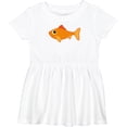 thumbnail image 3 of Inktastic Pet Goldfish Girls Baby Dress, 3 of 5