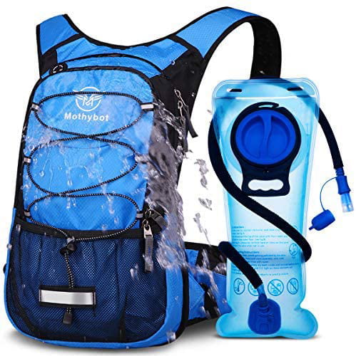 Opliy Hydration Backpack,Insulated Hydration Pack Lightweight Water Backpack with 2L Bladder for Running,Cycling,Camping,Hiking 