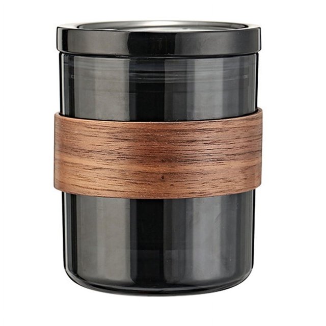 Cafetera con filtro permanente, reutilizable, de acero inoxidable, con filtro para café, diseño apilable, color negro