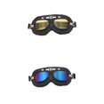thumbnail image 1 of DYNWAVECA 2 Pieces Motorcycle Goggles Retro Anti Scratch Steampunk Motocross Goggle Outdoor Eyewear Fit for Half Helmet Touring Riding Bike Racer Yellow and Colorful, 1 of 10