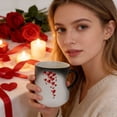 thumbnail image 3 of TIELUTT Heart Shaped Color Changing Ceramic Mug Thermochromic Reveal Design with Reveal Pattern Novelty Cute Glass Cups Kitchen Cups Fancy Divided Glass Food Storage Containers Cups Tumblers Outdoor, 3 of 5