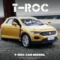 thumbnail image 4 of 1:36 Volkswagen T-ROC Alloy Car Model Diecast & Toy Vehicles Metal Car Model Simulation Pull Back Collection Childrens Toy F344, 4 of 8