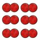 thumbnail image 1 of Reflector Rojo Redondo de 12 Piezas Universal para Motocicleta ATV 5.6X0.8Cm, 1 of 4