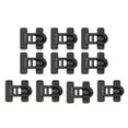 thumbnail image 1 of 10 cerraduras para armarios, congeladores y hornos, con adhesivos, sin taladros, a prueba de bebés. Negro, 1 of 9