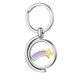 thumbnail image 1 of Universo y Alien meteoro Rotating keychain Metal Keyring Holder, 1 of 2