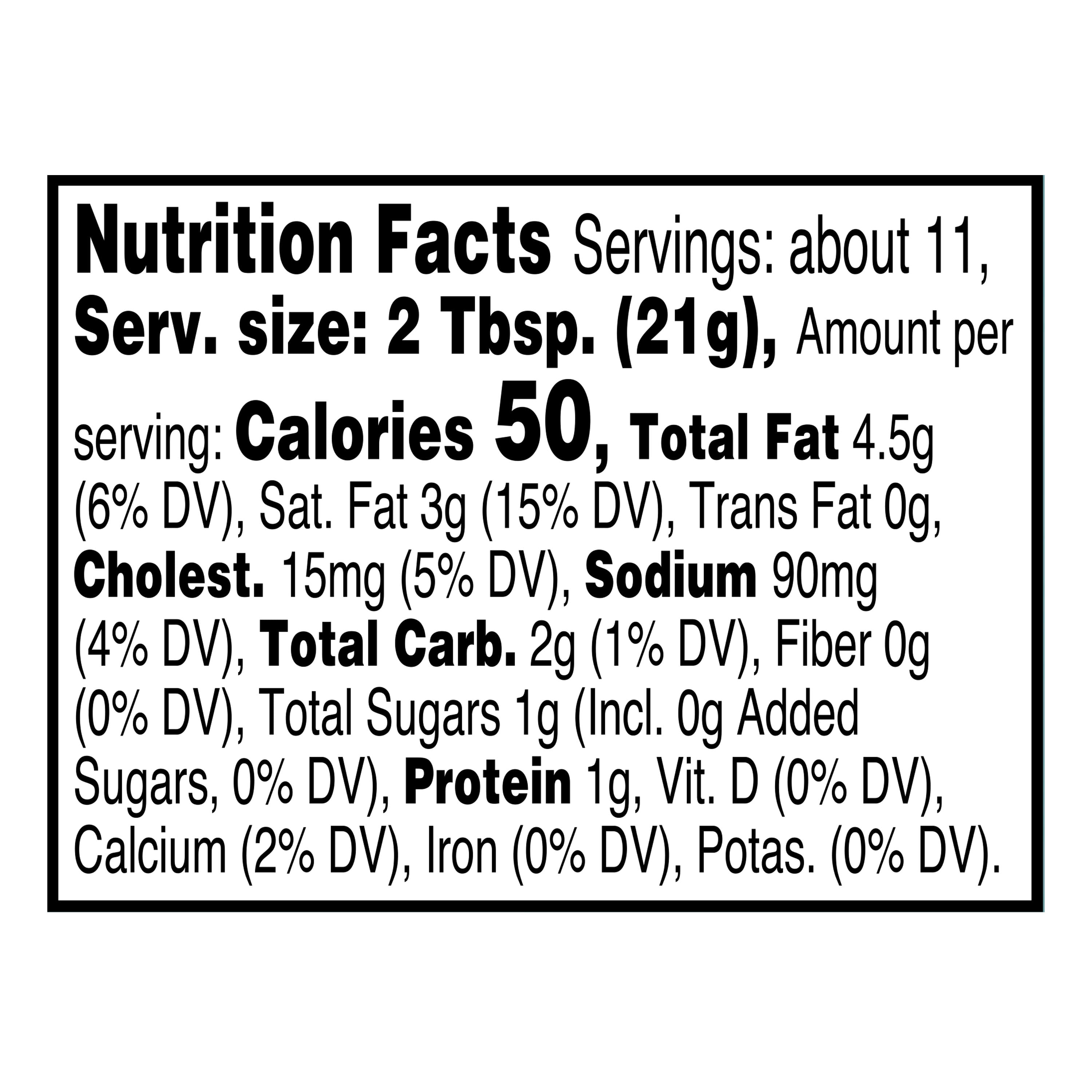 Great Value Original Whipped Cream Cheese Spread, 8 oz Cup