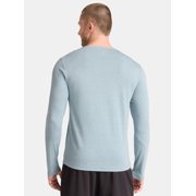 Athletic Works Mens and Big & Tall Mens Tri-Blend Tee with Long Sleeves, Sizes XS-4XLT