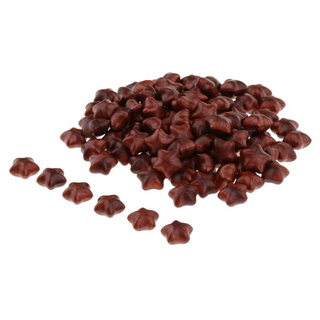100 Pcs Perles de Scellement en Forme d'Étoile pour Enveloppe de Tampon DIY Rouge Or