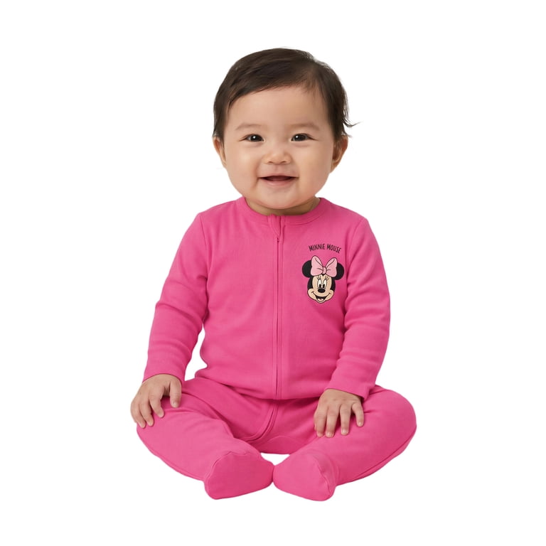 Minnie and Daisy Baby Girls 3-Pack Sleep n' Play, Newborn-9M photo 3