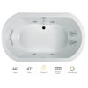 Jacuzzi Anz6642wcr4ch Anza 66" Whirlpool Bathtub For Drop In Installation - White