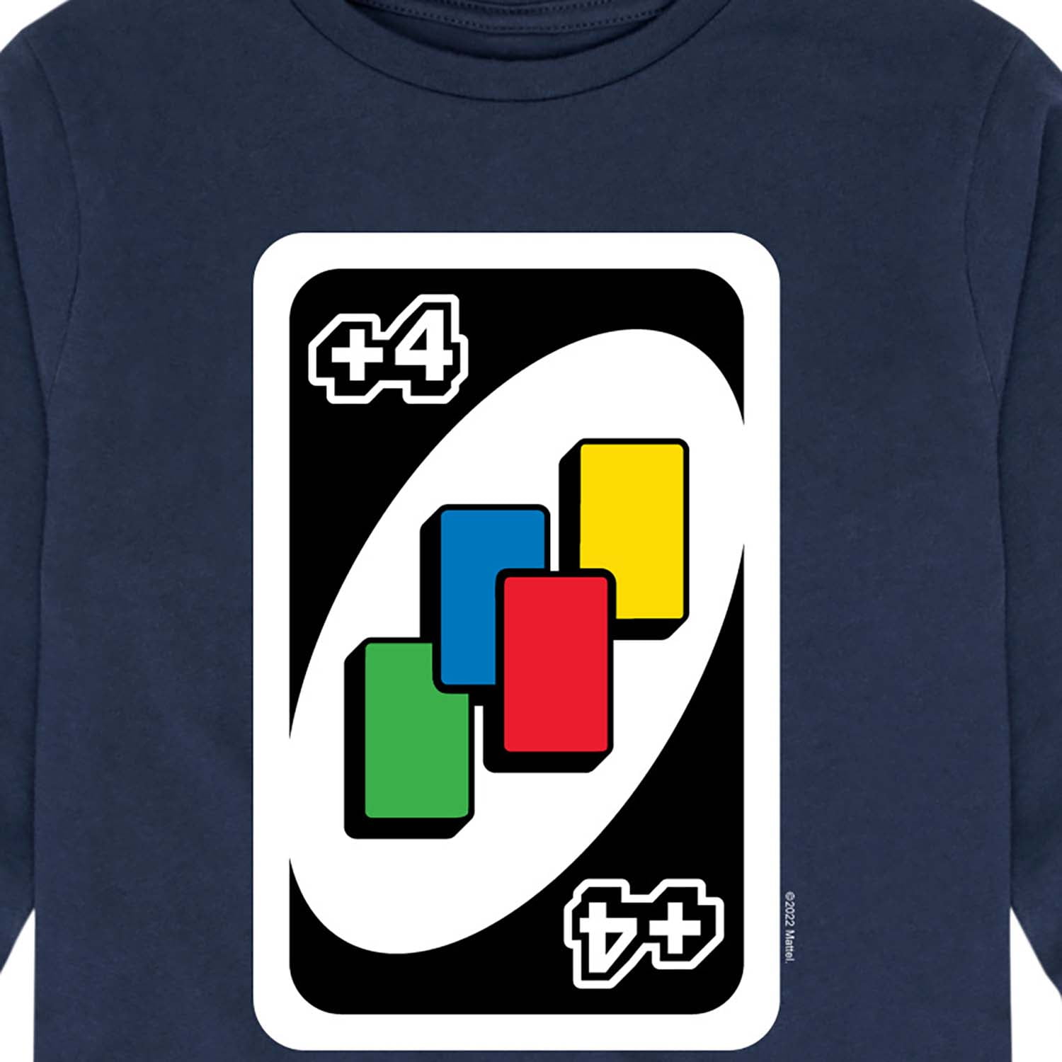 UNO - Draw Four - Toddler And Youth Long Sleeve Graphic T-Shirt