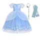 thumbnail image 1 of Disfraz de princesa cenicienta de Disney para niñas, vestido de baile de fiesta para niños, ropa de Halloween Fivean unisex, 1 of 2