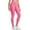 Hot Pink, variant on Women's Insulated Flare Leggings with Pockets High Waist Cold Weather Yoga Pants Cozy Winter Training Trousers