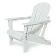 thumbnail image 4 of Westin Outdoor Braxton Folding Plastic Adirondack Chair, White, 4 of 5