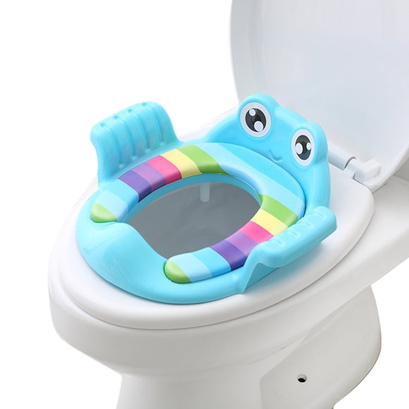 Baby Potty Trainer Asiento De Entrenamiento Para El Inodoro Antideslizante, Asas Asiento De Inodoro Auxiliar Para Niños Que Desarrolla Un Buen Hábito De Orinar De Forma Linda
