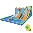 thumbnail image 1 of Outsunny 5 in 1 Kids Bounce House, Inflatable Bouncy Castle with Blower, 1 of 10