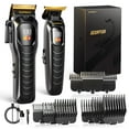 thumbnail image 1 of SUPRENT Cortapelos inalámbricos para hombres – Juego de cortapelos y recortadores profesionales, kit de corte de pelo inalámbrico para familia, juego de cortapelos y barba recargable para hombres con, 1 of 5