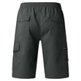 thumbnail image 4 of gakvbuo Cargo Shorts For Men Cargo Pants Plus Size Bermuda Shorts Joggers Sweatpants Shorts Loose Fit Knee Length With Pocket Straight Button Zipper Sport Shorts, 4 of 5