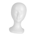 thumbnail image 2 of Mannequin Head Stand Hair Glasses Hat Display White Hairpiece Stand Manikin Head for Jewelry Hairpieces Home Headwear Styling style C, 2 of 8