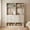 White Oak, variant on Homieasy 25'' Upgraded Style Closet Organizer with 3 Drawers, Walk-in Closet System with Mirror and Shelves, White