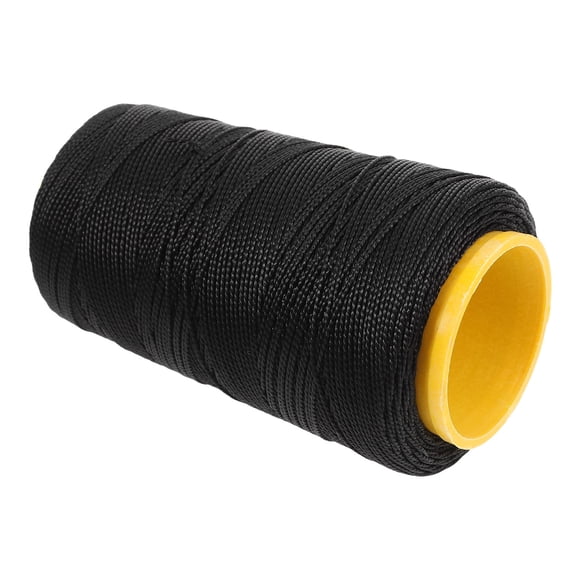 SKISUNO Smooth Black Nylon Sewing Thread for Repair and Crafting Including Bags and Furniture