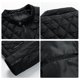 thumbnail image 5 of Abrigo acolchado para hombre con bolsillos Cuello alto Chaqueta con cremallera, 5 of 7