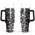 thumbnail image 1 of Wildflowers 40 OZ Tumbler Cup with Lid and Straw for Water Iced Tea Coffee Smoothie and More, 1 of 6