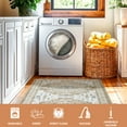 thumbnail image 5 of Sonoro Kate 2x10 Area Rugs for Living Room Bedroom, Non Slip Boho Machine Washable Indoor Floor Carpet, Cream, 5 of 7