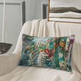 thumbnail image 5 of Pofeuu Vintage Print Island Skull Print Polyester Microfiber Plush Pillowcases, Super Soft and Cozy Pillow Case Covers with Envelop Closure（Pillow core not included）-14"x20", 5 of 6