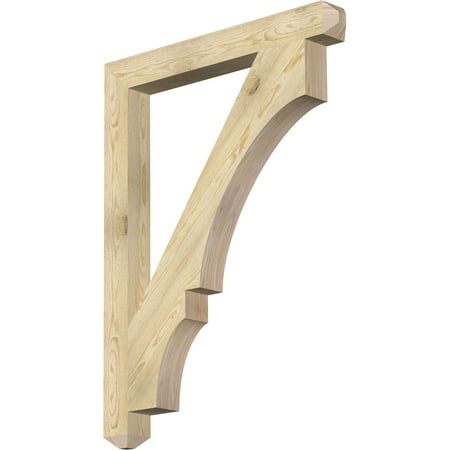 

Ekena Millwork 4 W x 36 D x 48 H Balboa Craftsman Rough Sawn Bracket Douglas Fir