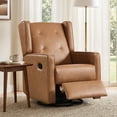 thumbnail image 5 of Bonzy Home Swivel Rocking Chair, Rocker Recliner Chair, Glider Chair, Manual Recliner for & Living Room，Brown, 5 of 9