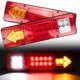 thumbnail image 1 of Arrow Turn Indicator 19LEDs Trailer Rear Light Kit Tail Lamps Caravan Truck 2PCS, 1 of 1